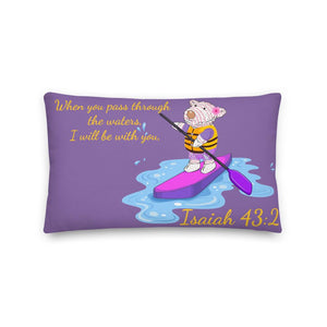 Pillow - Joy Paddleboard - Isaiah 43:2