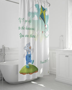 Shower Curtain - Joseph's Kite - Psalm 139:8