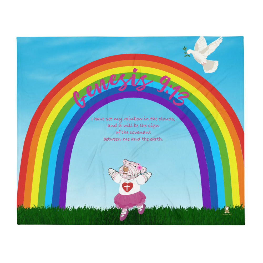 Blanket - Joy Rainbow - Genesis 9:13