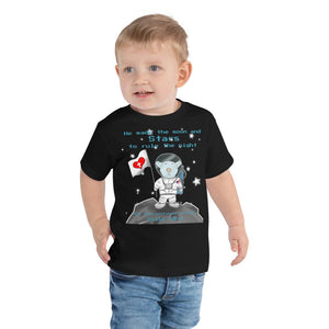 Toddler T-Shirt - Joseph Astronaut - Psalm 136:9