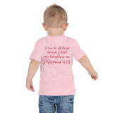 Toddler T-Shirt - Joseph Musician - Philippians 4:13
