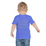 Toddler T-Shirt - Joseph Police - Philippians 4:13