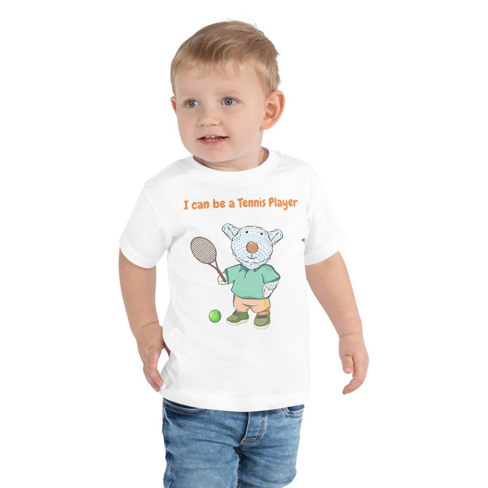 Toddler T-Shirt - Joseph Tennis Player - Philippians 4:13