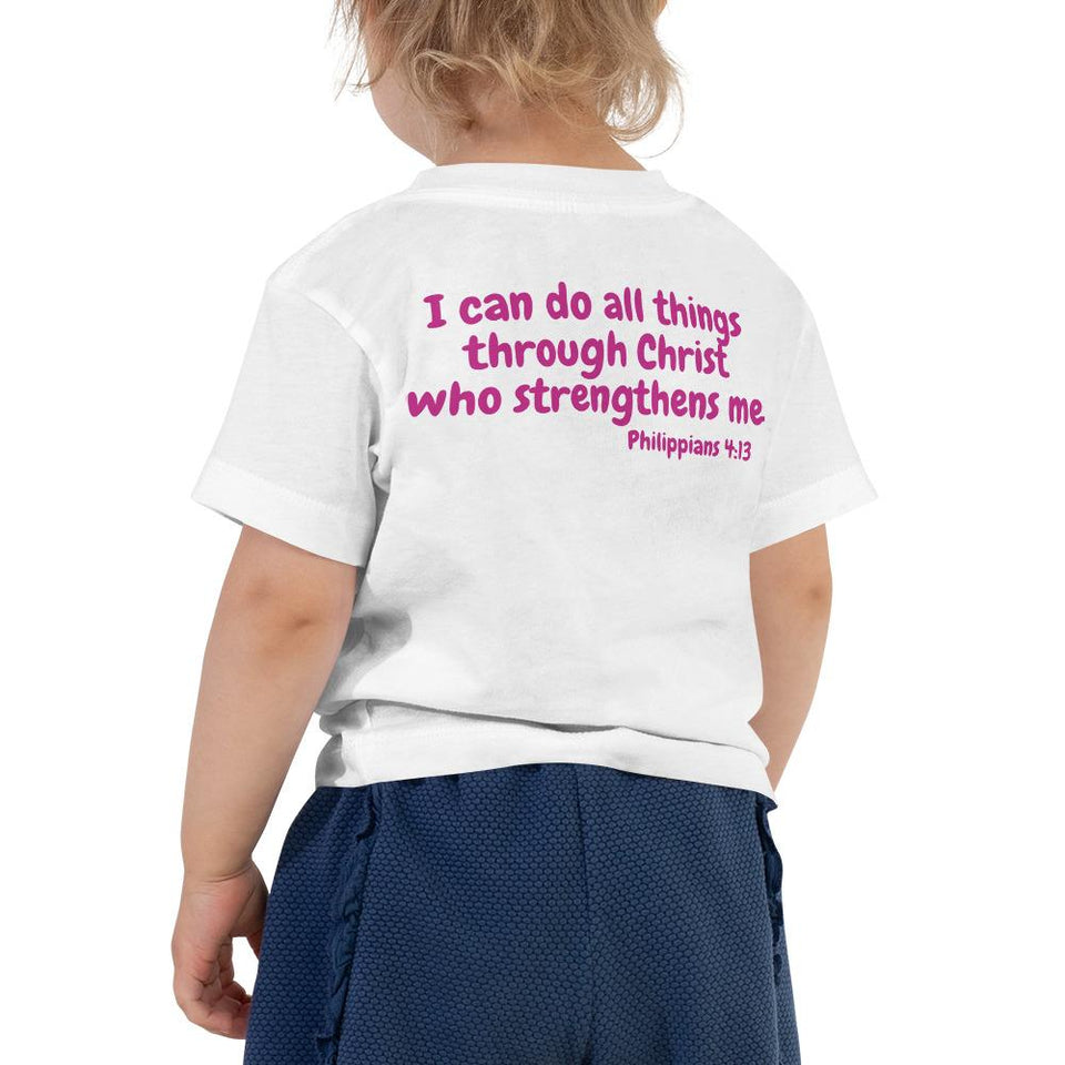 Toddler T-Shirt - Joy Equestrian - Philippians 4:13