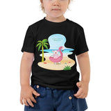 Toddler T-Shirt - Joy Flamingo Beach - Philippians 4:1