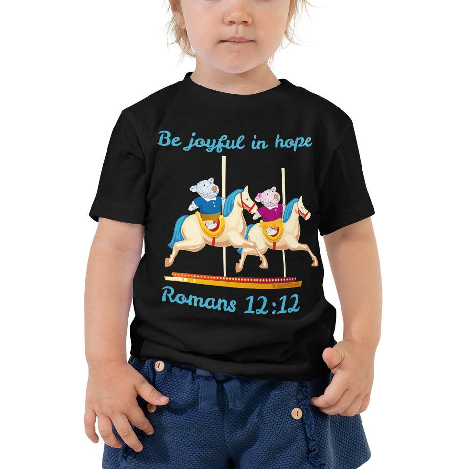 Toddler T-Shirt - Joy & Joseph Carousel - Romans 12:12