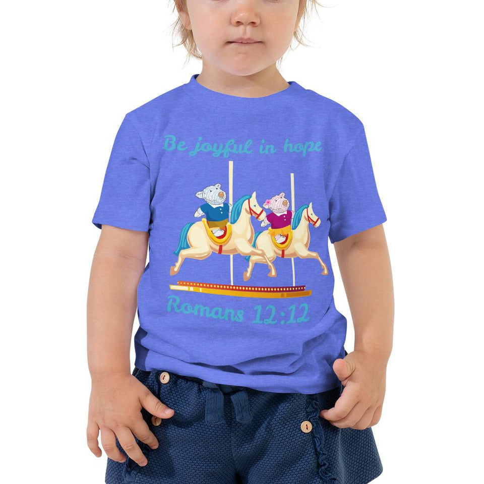 Toddler T-Shirt - Joy & Joseph Carousel - Romans 12:12
