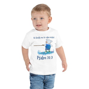 Toddler T-Shirt - Wakeboard Joseph - Psalm 23:2