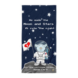 Towel - Joseph Astronaut - Psalm 136:9